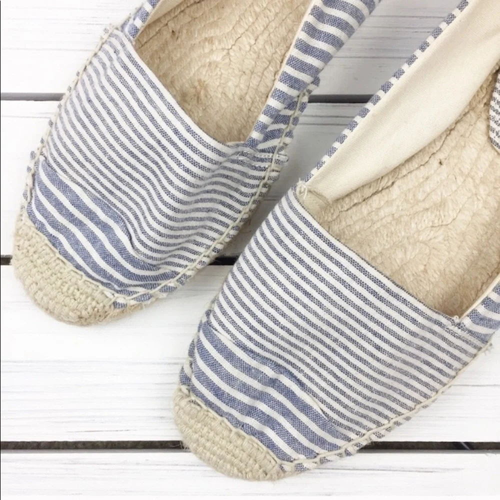 Splendid Nautical Stripe Espadrille Sandals 8.5